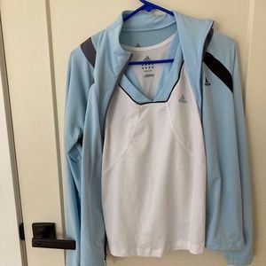 Adidas Tennis Style Jacket and Tank Bundle